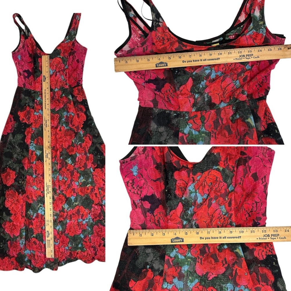 Anthropologie Tracy Reese Noisette RARE Floral Lace Midi Dress XS 2 - Picture 12 of 14